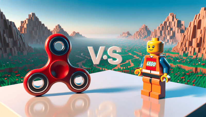 lego vs fidget spinner