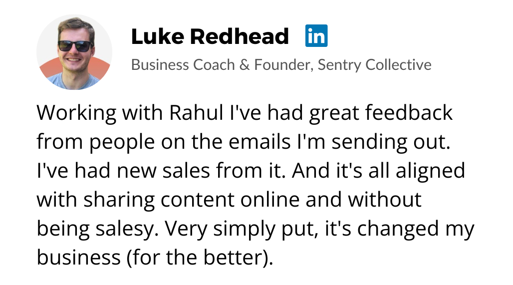 Luke Redhead's Testimonial For Beef Up Media