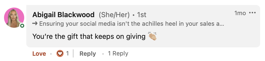 Testimonial from Rachelle
